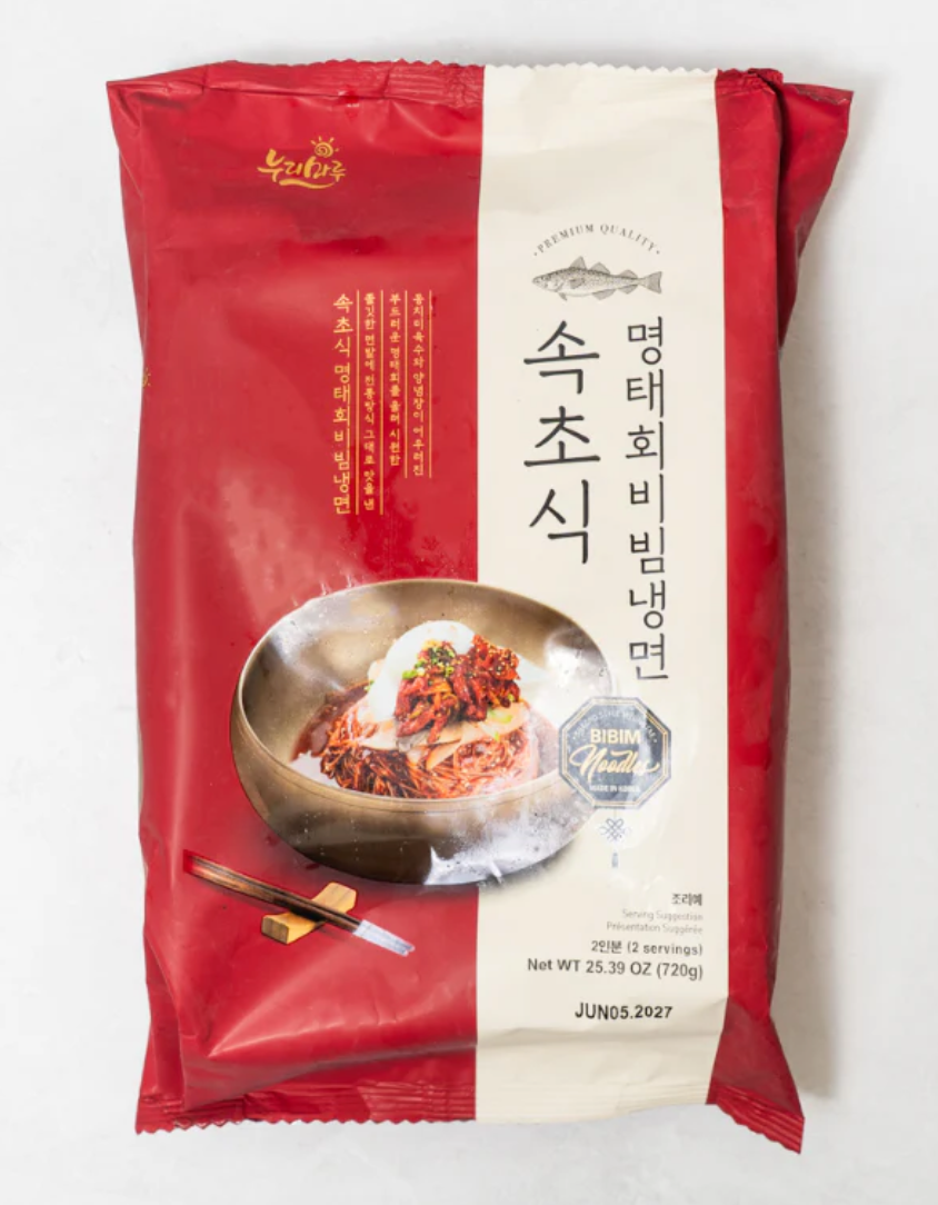 辣酱凉面配调味鳕鱼(2人份,25.39盎司)